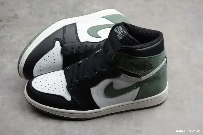 Rep 555088-135 Clay Green High OG Air Jordan 1 Retro 0511